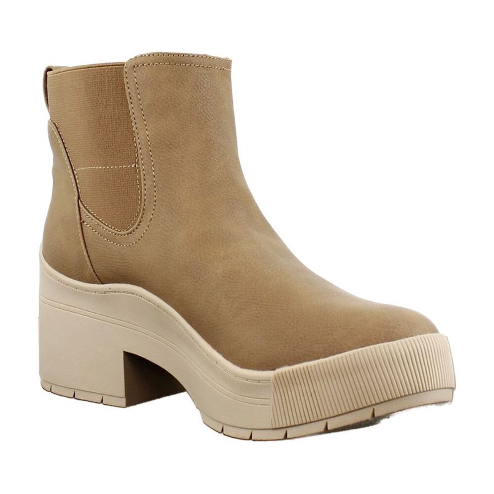 Dr. Scholl's Time Off Up Zip Honey Brown
